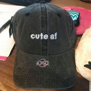 Cute AF Baseball Hat - Gray